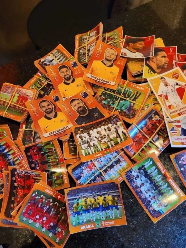 Arquivo Pdf Figurinhas Laranja P Imprimir Copa Qatar 2022