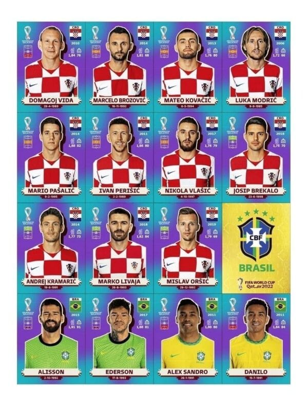 Arquivo Pdf Figurinhas P Imprimir Copa Do Mundo Qatar 2022