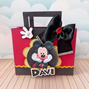 arquivo sacolinha mickey studio e pdf caixa bala