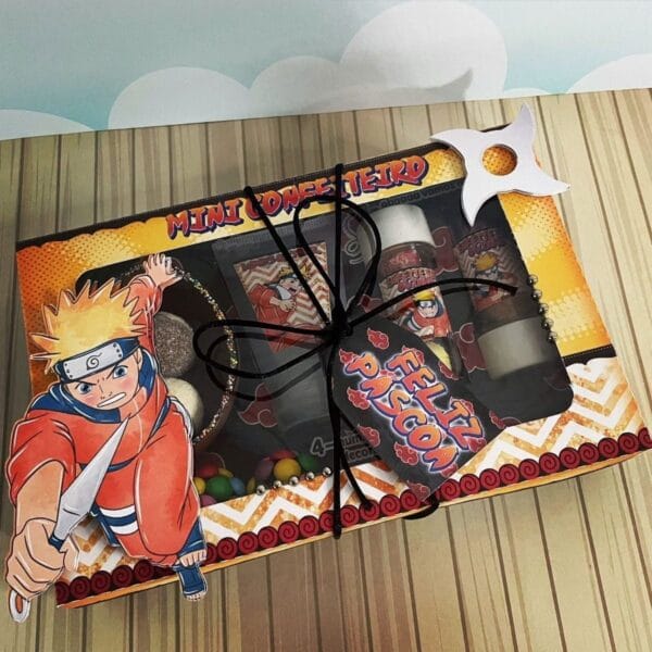 Arquivo Silhouette Caixa Ovos De Páscoa Naruto