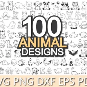 Arquivos Digitais Contorno Animais Png Para Projetos Personalizados 5