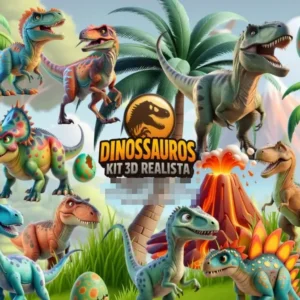 Arquivos PNG Dinossauros Jurassic para Personalizados