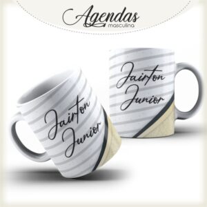 arte caneca bege com listras arquivo digital arte digital