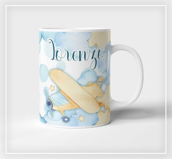 Arte Caneca Brinquedos Aquarelados - Arquivo Digital