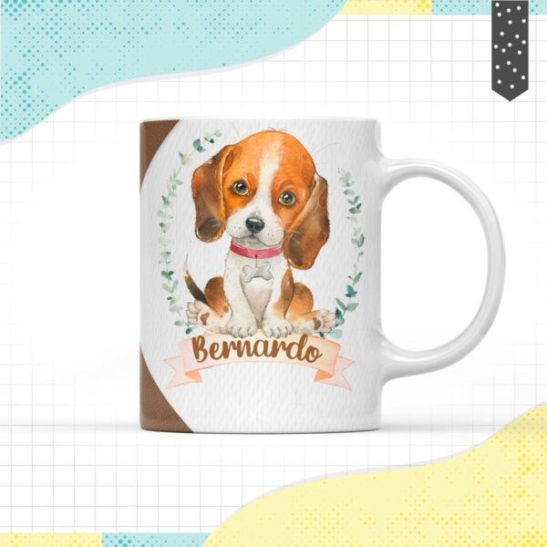 Arte Caneca Cachorrinho - Arquivo Digital
