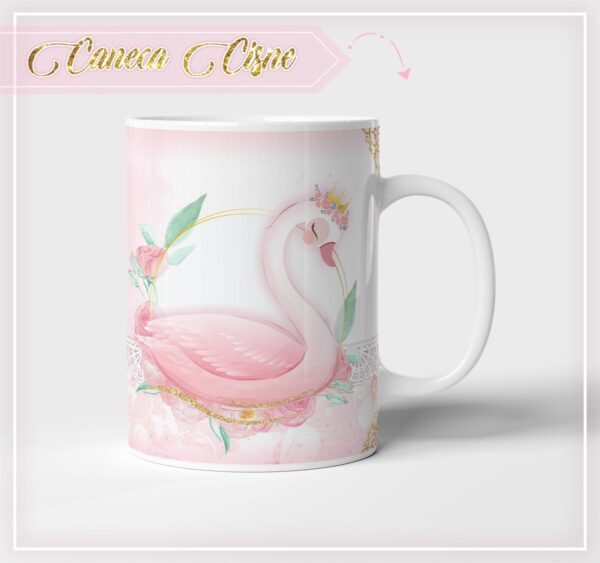 Arte Caneca Cisne - Arquivo Digital