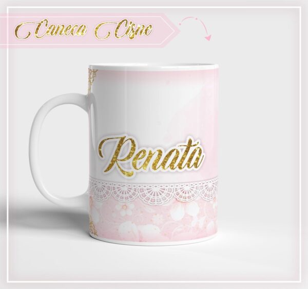 Arte Caneca Cisne - Arquivo Digital - Imagem 2