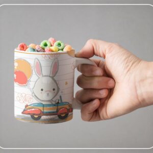 arte caneca coelhinho arquivo digital coelho