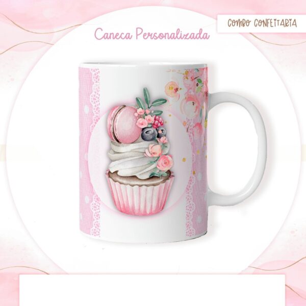 Arte Caneca Confeitaria #3 - Arquivo Digital
