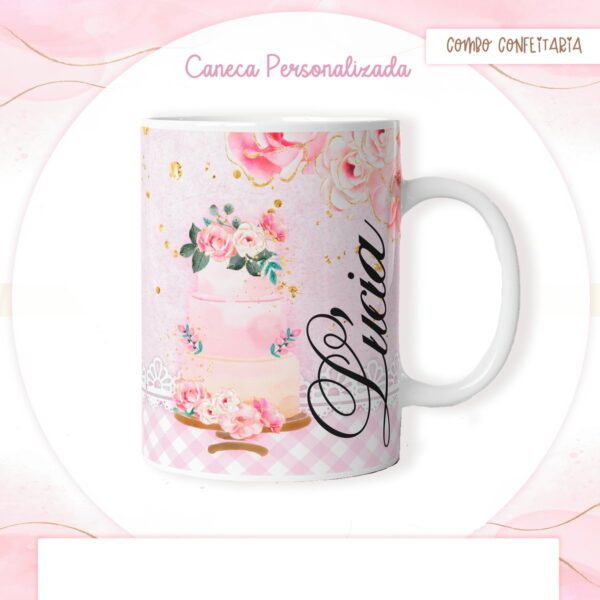Arte Caneca Confeitaria #4 - Arquivo Digital