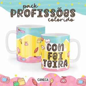 arte caneca confeiteira arquivo digital presente 2
