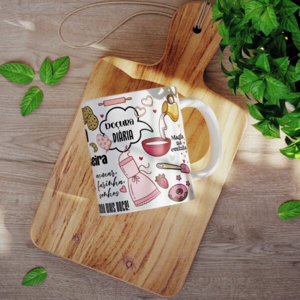Arte Caneca Confeiteira - Png - Imagem 3