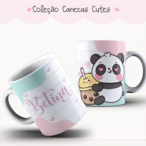 arte caneca cute 2 arquivo digital estampas personalizadas