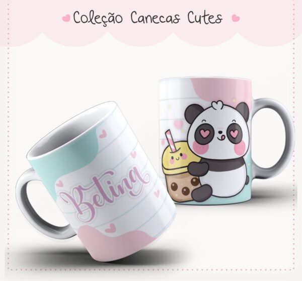 Arte Caneca Cute 2 - Arquivo Digital