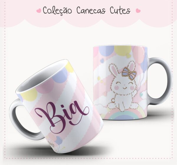 Arte Caneca Cute 4 - Arquivo Digital