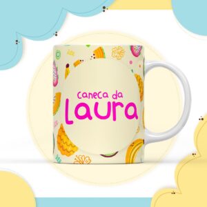 arte caneca digital frutinha arquivo digital papelaria digital