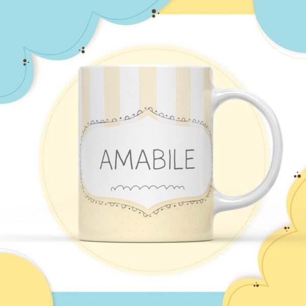 Arte Caneca Digital Neutro Amarelo - Arquivo Digital