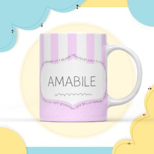 Arte Caneca Digital Neutro Lilás - Arquivo Digital