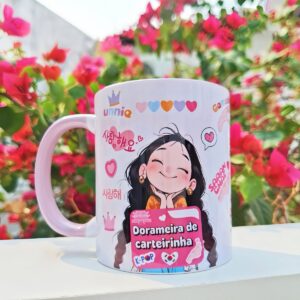 arte caneca dorameira de carteirinha arquivo digital scrapbook 2