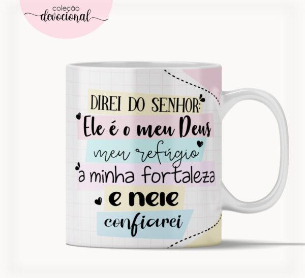 Arte Caneca "Ele é meu Deus" - Arquivo Digital