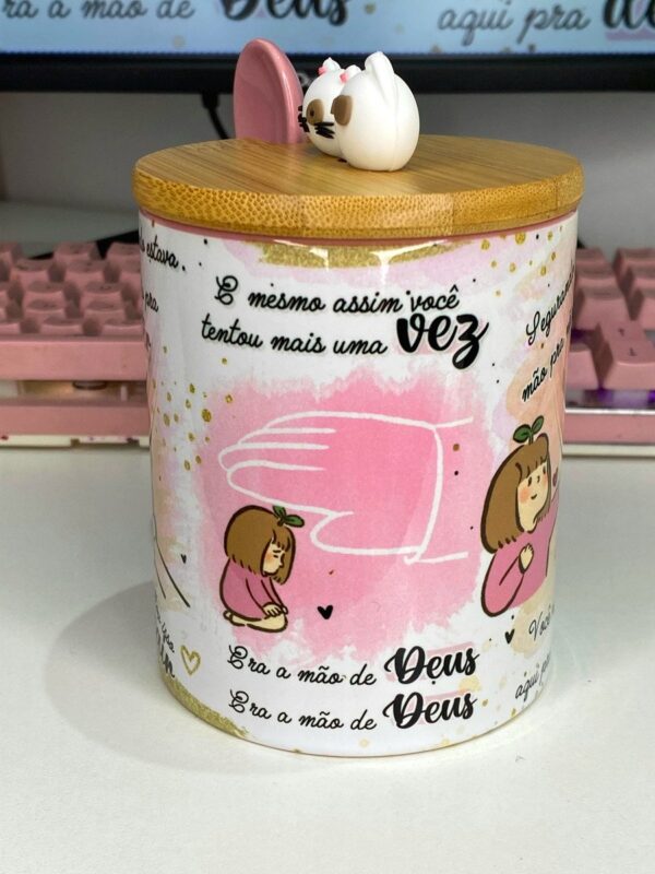 Arte Caneca Era Mão de Deus - Arquivo Digital - Imagem 2