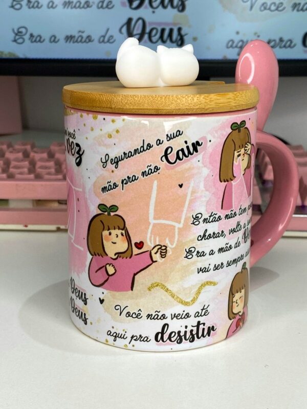 Arte Caneca Era Mão de Deus - Arquivo Digital - Imagem 5