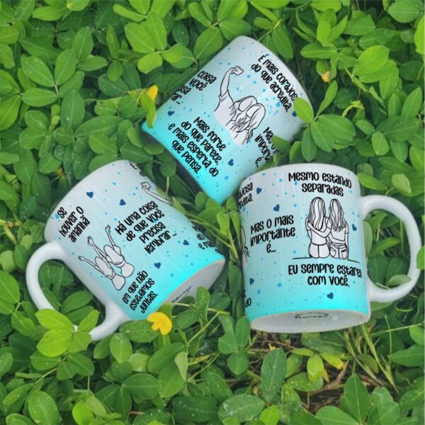 Arte Caneca Filhos se Houver Amanha Meninas - Png e Corel - Imagem 5
