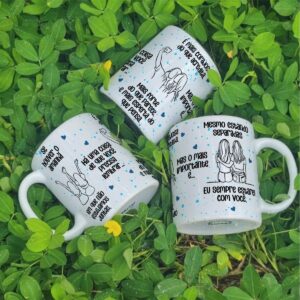 arte caneca filhos se houver amanha meninas png e corel papelaria digital