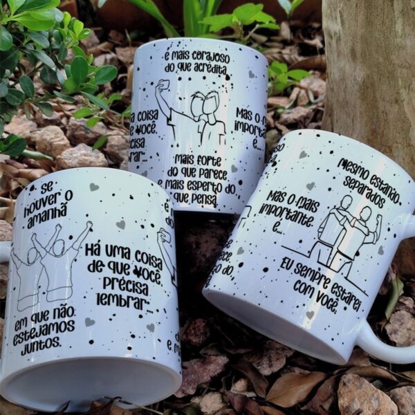 Arte Caneca Filhos se Houver Amanha Meninos - Png e Corel - Imagem 3