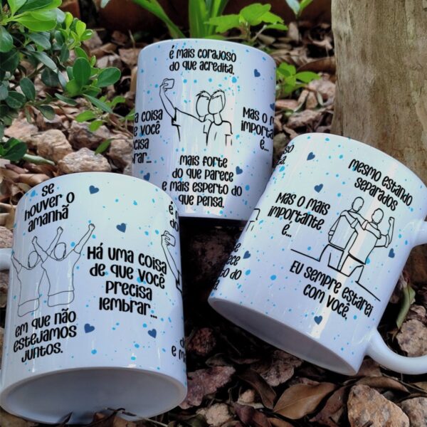 Arte Caneca Filhos se Houver Amanha Meninos - Png e Corel - Imagem 4