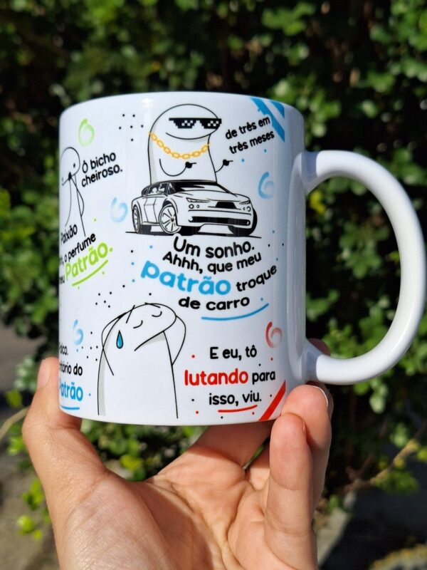 Arte Caneca Flork Patrão Png - Imagem 4