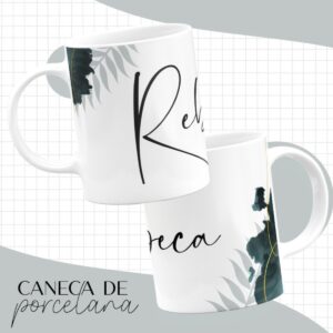 arte caneca folha arquivo digital scrapbook