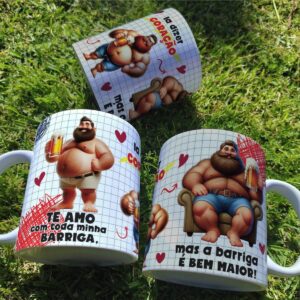 arte caneca homem engracada arquivo digital papelaria