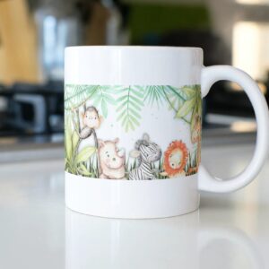 arte caneca infantil safari arquivo digital safari