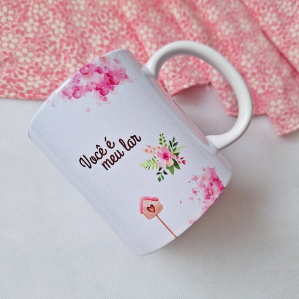 Arte Caneca Lar É Onde o Amor Está - Png - Imagem 4