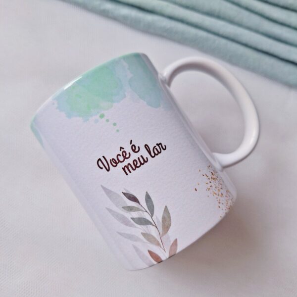 Arte Caneca Lar É Onde o Amor Está - Png - Imagem 2