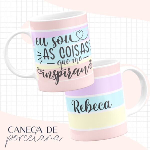 Arte Caneca Listrado - Arquivo Digital