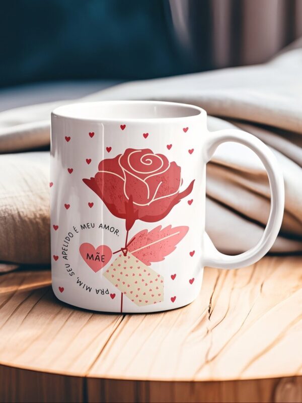 Arte Caneca Mãe, pra Mim Seu Apelido É Meu Amor - Png
