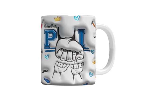 Arte Caneca Melhor Pai Png - Imagem 2