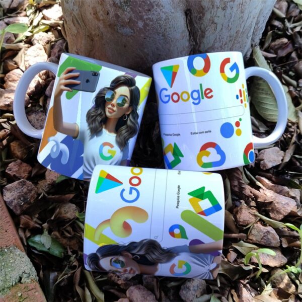 Arte Caneca Meninas Google - Png e Corel - Imagem 3