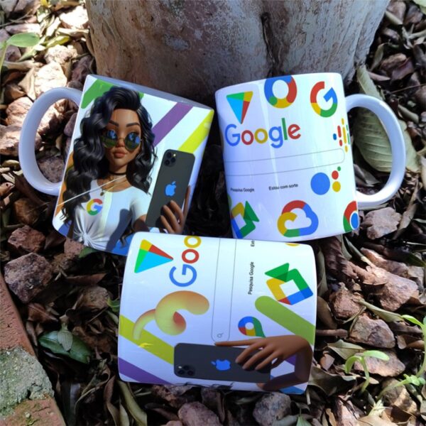 Arte Caneca Meninas Google - Png e Corel - Imagem 5