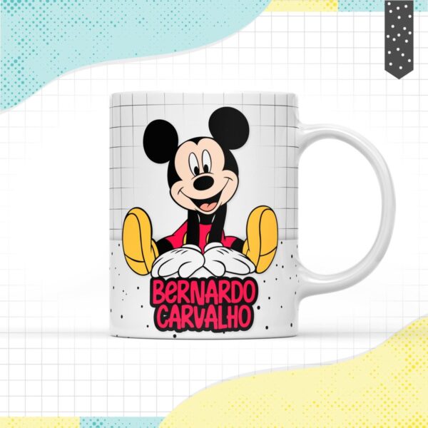 Arte Caneca Mickey - Arquivo Digital