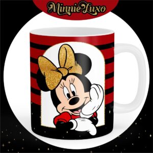 arte caneca minnie vermelha sublimacao arquivo digital caneca da minnie mouse
