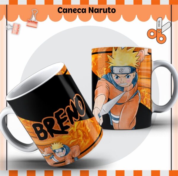 Arte Caneca Naruto - Arquivo Digital