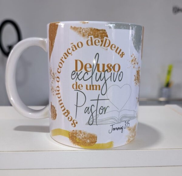 Arte Caneca Pastor - Png e Corel