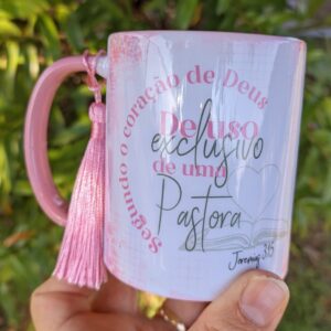 arte caneca pastora png e corel personalizacao