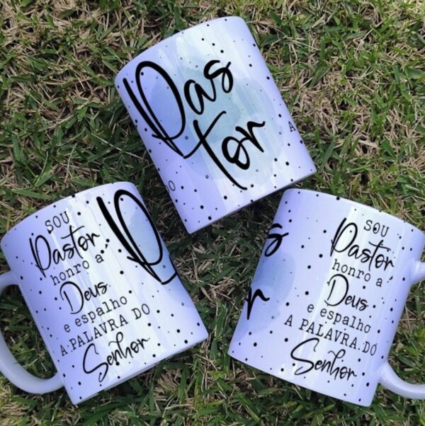 Arte Caneca Pastores - Png e Corel