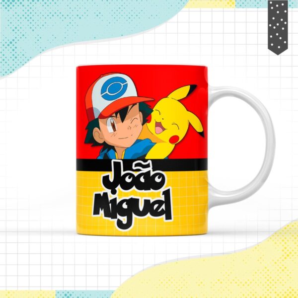 Arte Caneca POKEMON - Arquivo Digital