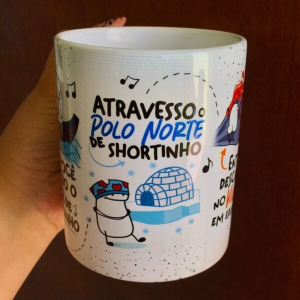 Arte Caneca Por Você Eu Bebo O Mar De Canudinho Flork