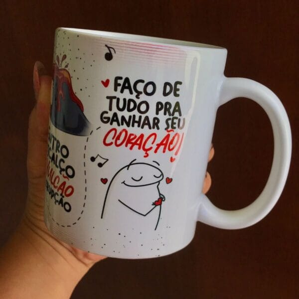 Arte Caneca Por Você Eu Bebo O Mar De Canudinho Flork